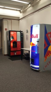 Red Bull and Coffee Machines at Library