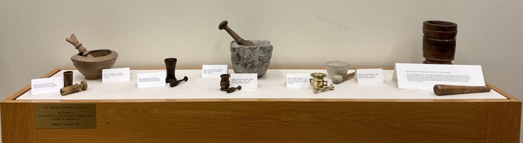 Various Mortars and Pestles from Library collection